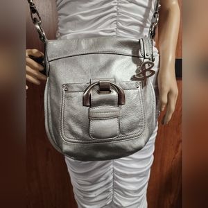 EUC vintage B. MAKOWSKY GENUINE leather crossbody #A73885